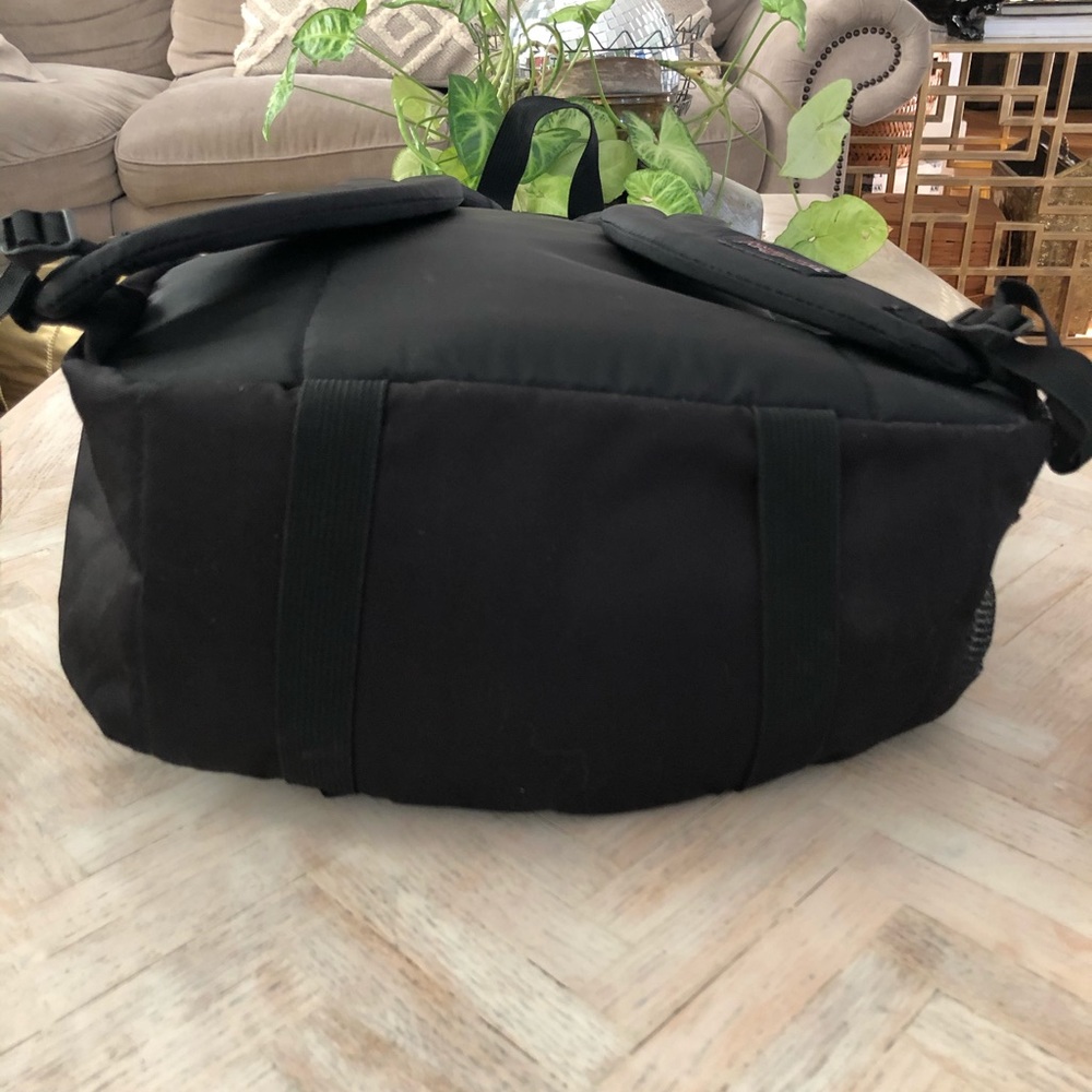 Jansport Black Velvet Flower Student Backpack - Picture 5 of 8